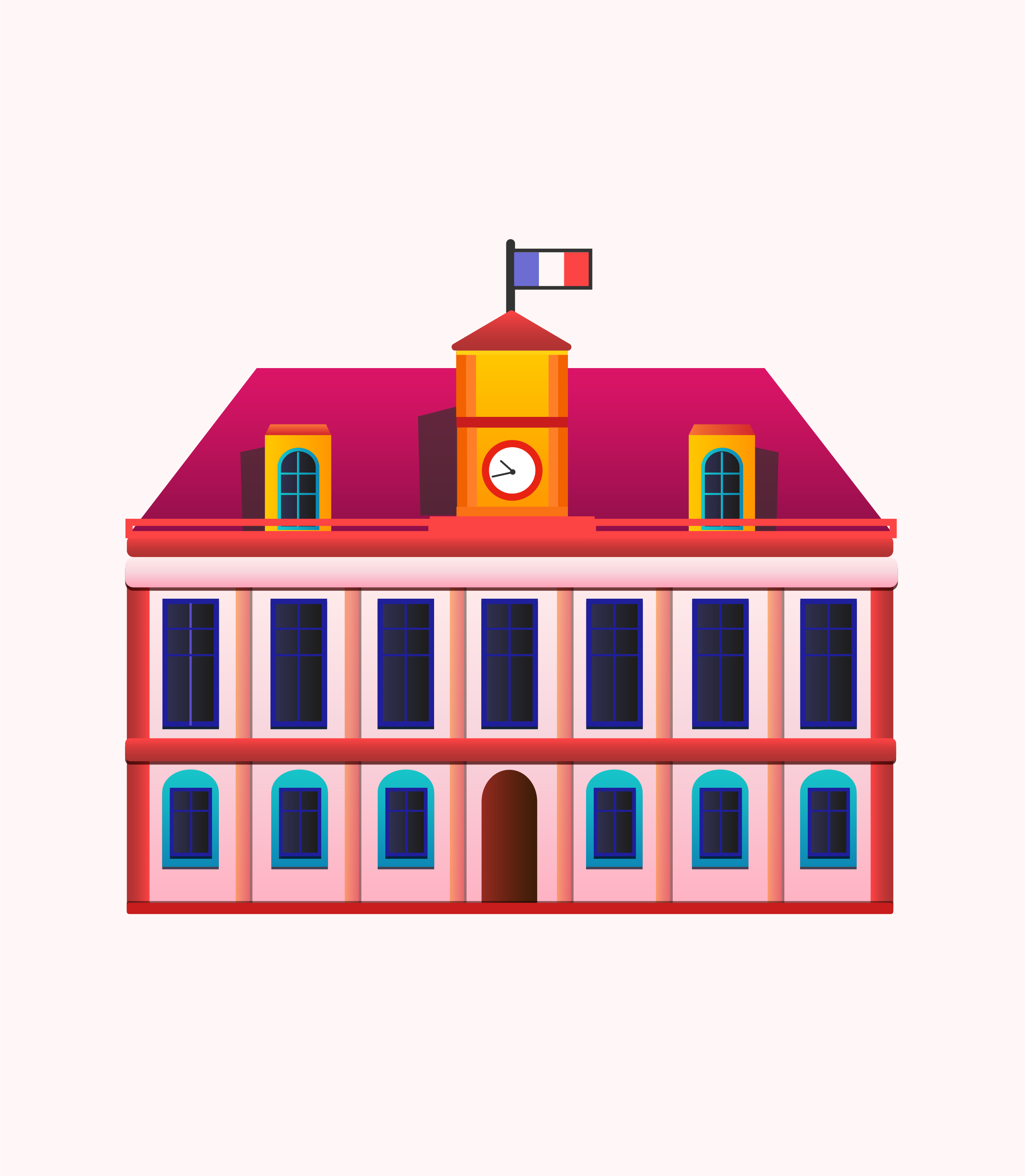 administration buildings illustration