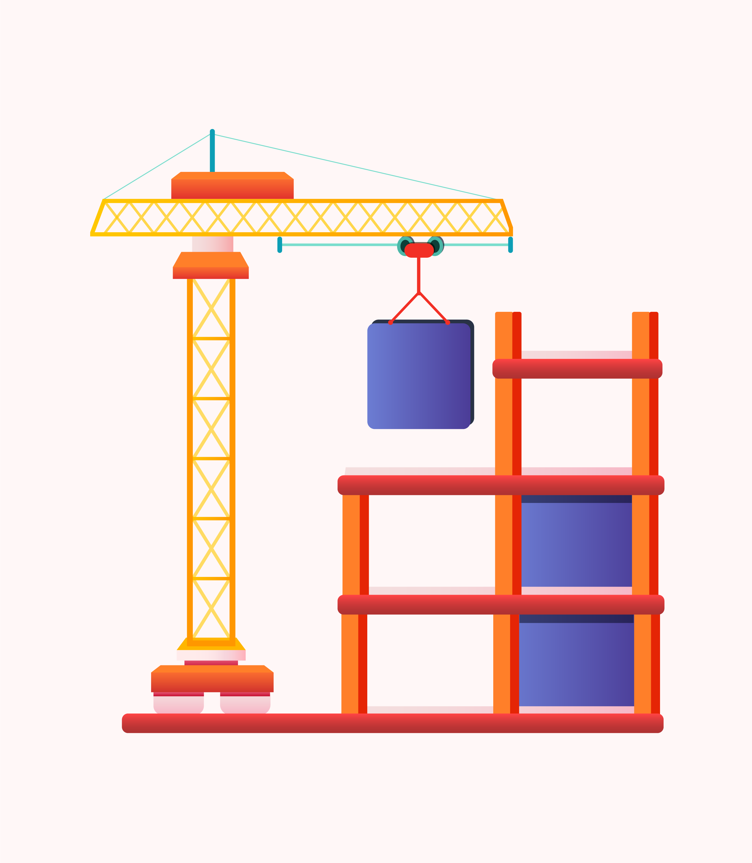 chantier de construction et salariés