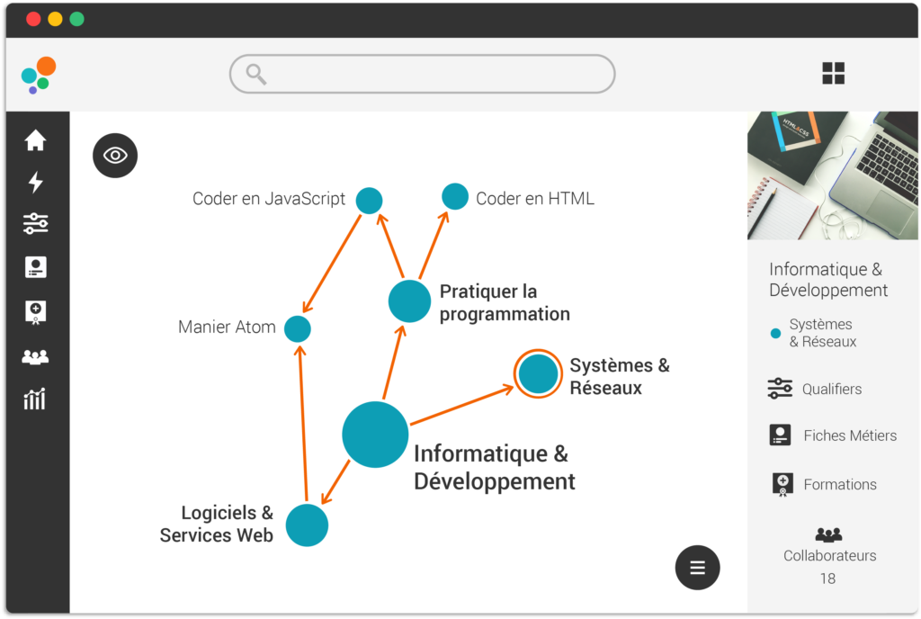 graphique et application illustration