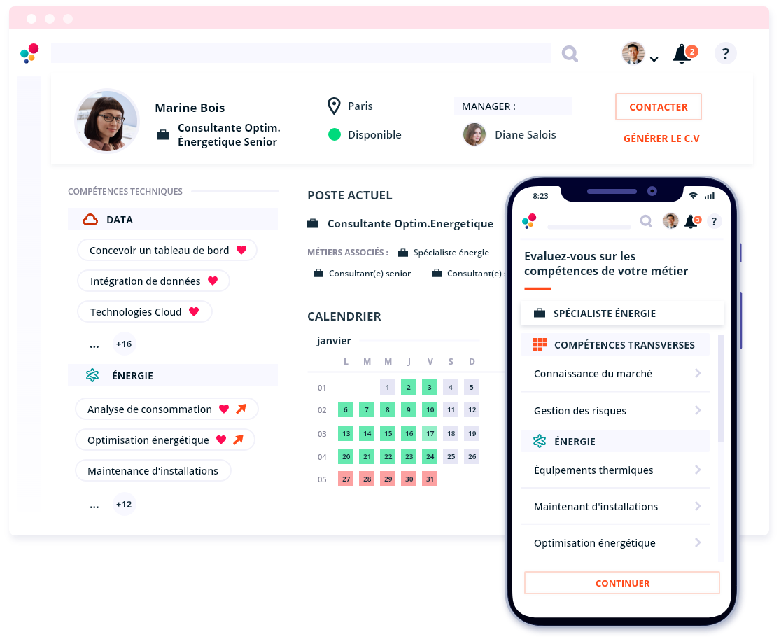screen staffing collaborateur
