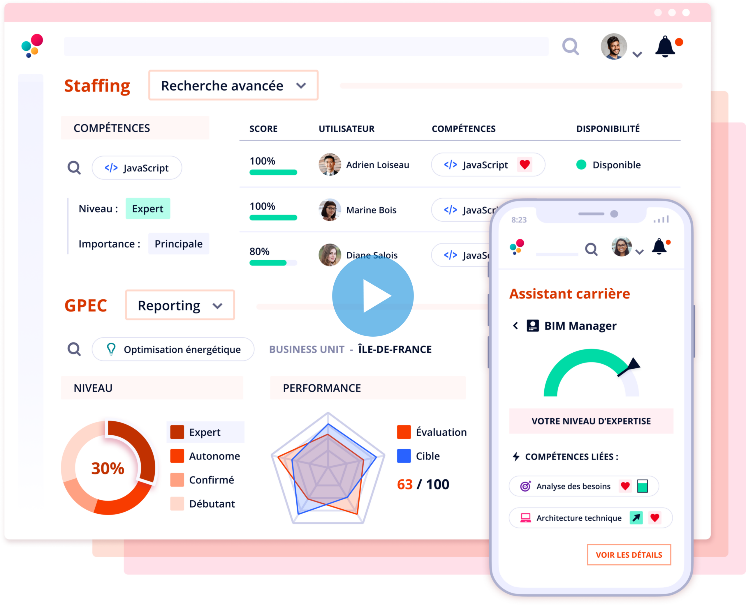 gestion compétences vidéo elamp